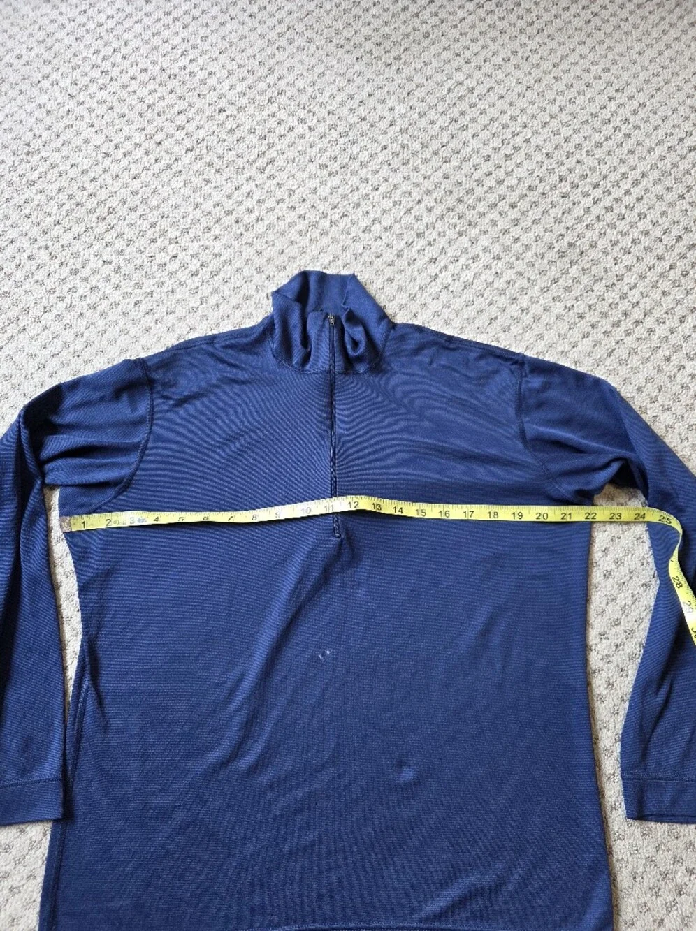 Patagonia Capilene Navy Quarter-Zip Pullover